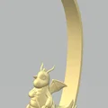 Giá đỡ tai nghe Dragonite (Dragonite headphone stand/holder) - Thumbnail 1