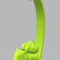 Giá đỡ/treo tai nghe Bulbasaur (Bulbasaur headphone stand/holder) - Thumbnail 2
