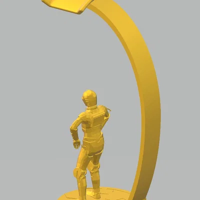 Giá đỡ tai nghe C3PO (C3PO headphone stand/holder)