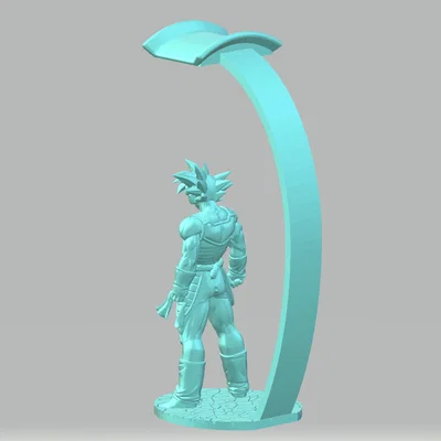Giá đỡ tai nghe Bardock (Dragon Ball) – Headphone stand/holder