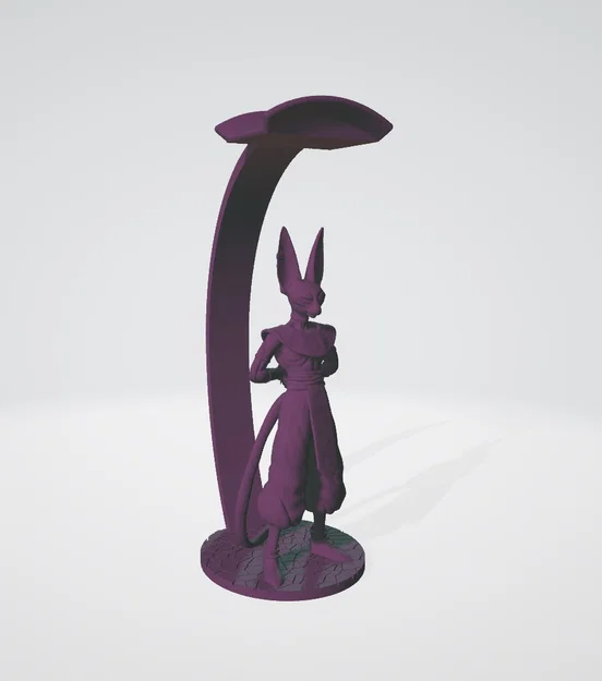 Kệ treo tai nghe Beerus (Beerus headphone stand) - Image 1