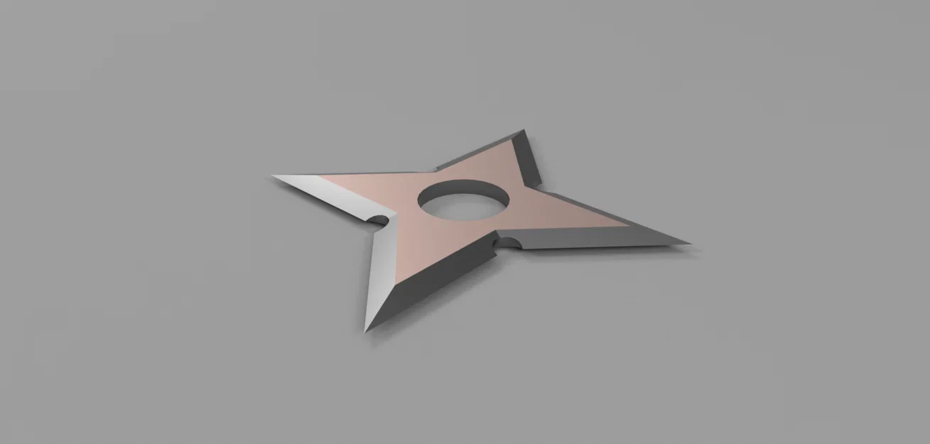 Shuriken (phi tiêu 4 cánh/4 cạnh) – nửa trên - Image 1