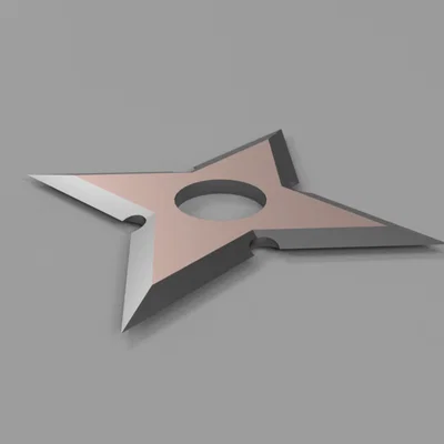 Shuriken (phi tiêu 4 cánh/4 cạnh) – nửa trên