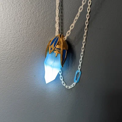 Mặt dây chuyền pha lê phát sáng (Light up crystal pendant)