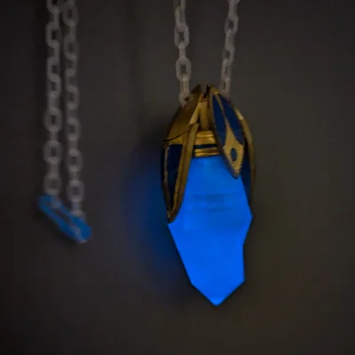 Mặt dây chuyền pha lê phát sáng (Light up crystal pendant)