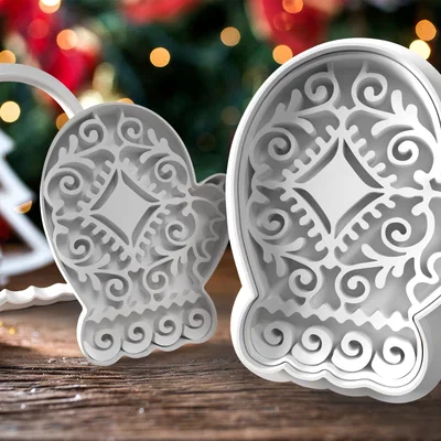 Khuôn cắt bánh hình găng tay (Cookie Cutters Glove)
