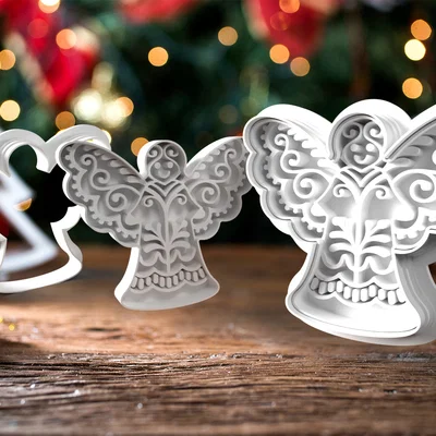 Khuôn Cắt Bánh Thiên Thần (Cookie Cutters Angel)