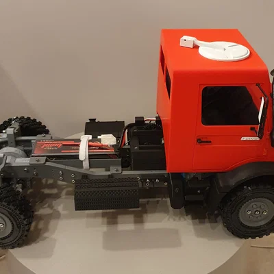 Cabin/Body Mercedes UNIMOG U5023 (RC CAR/RC TRUCK) tỉ lệ 1/10