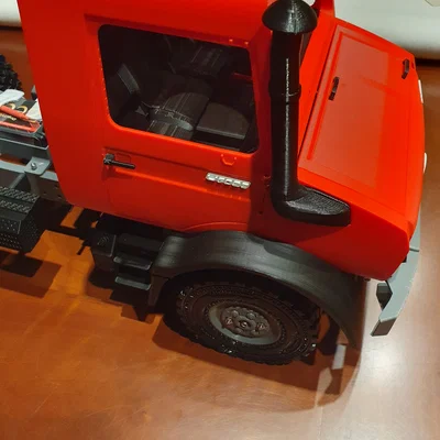 Cabin/Body Mercedes UNIMOG U5023 (RC CAR/RC TRUCK) tỉ lệ 1/10