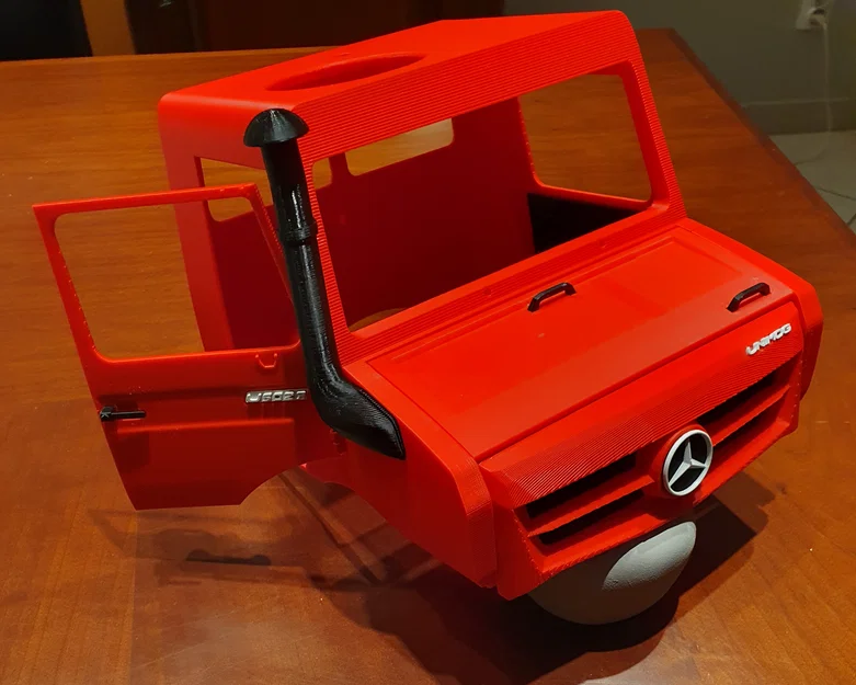 Cabin/Body Mercedes UNIMOG U5023 (RC CAR/RC TRUCK) tỉ lệ 1/10 - Image 14