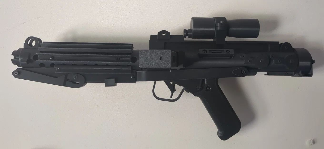 Giá treo tường 3D cho mô hình E-11 Blaster (Star Wars) - Image 1