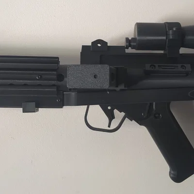 Giá treo tường 3D cho mô hình E-11 Blaster (Star Wars)