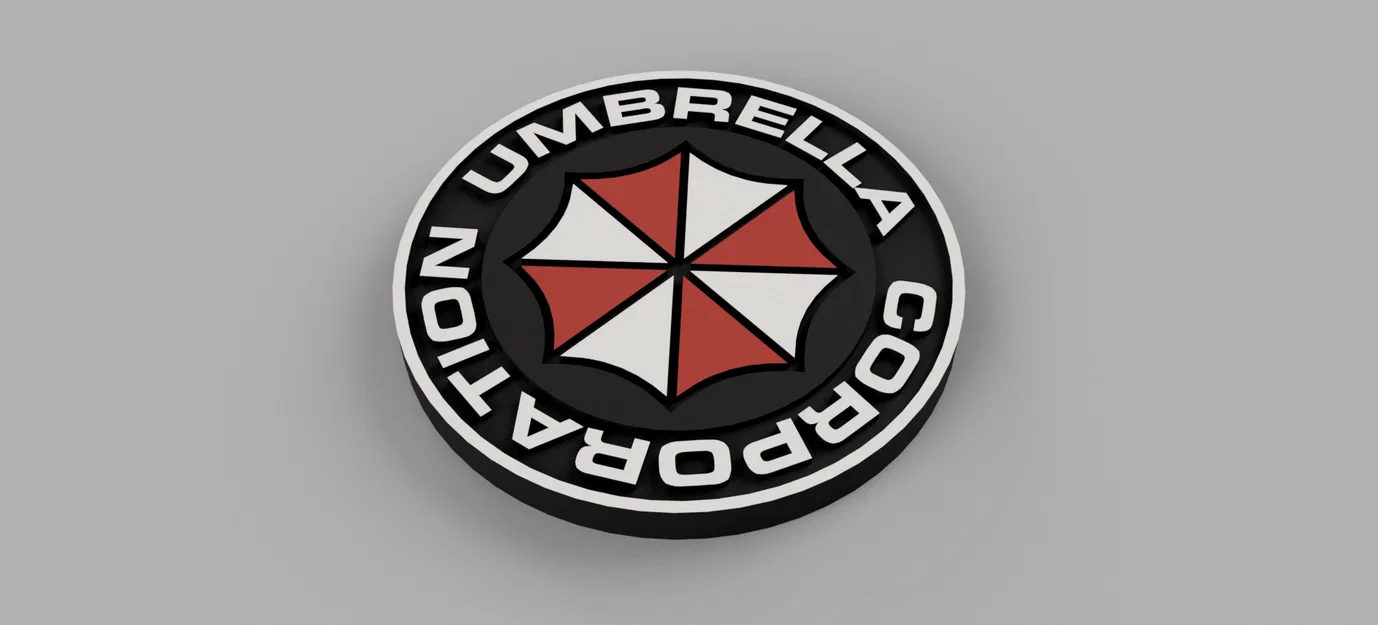 Pin hoặc coin logo Umbrella Corp. - Image 1