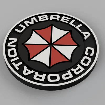 Pin hoặc coin logo Umbrella Corp.