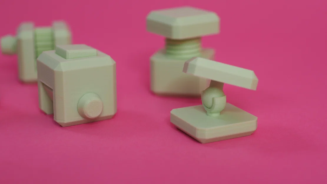 Cụm Cube Cơ Cấu In 3D (3D Printed Mechanism Cubes) - Image 3