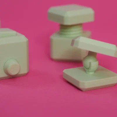 Cụm Cube Cơ Cấu In 3D (3D Printed Mechanism Cubes)