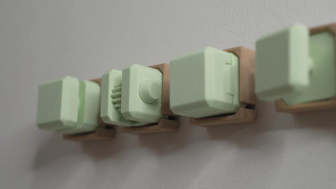 Cụm Cube Cơ Cấu In 3D (3D Printed Mechanism Cubes) - Image 4