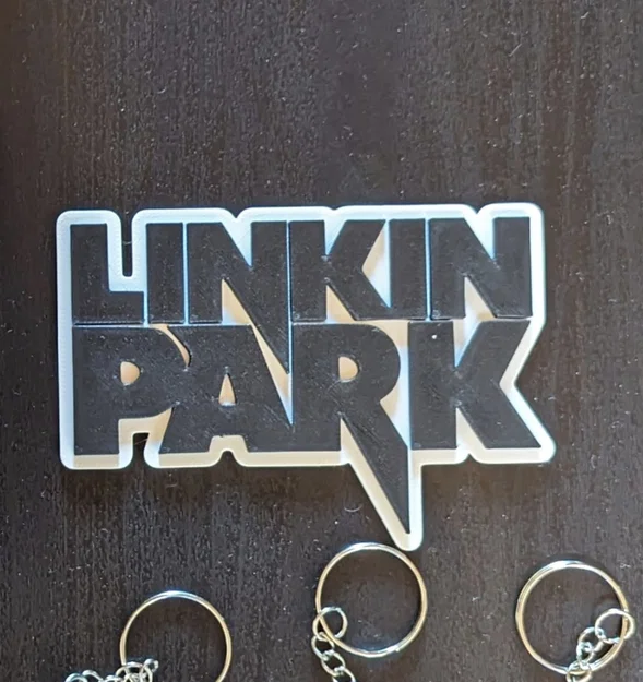 Mô hình logo Linkin Park in 3D trang trí tường ấn tượng - Image 2