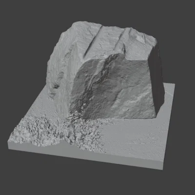 Mô hình tảng đá 3D chân thực cho sa bàn và Tabletop