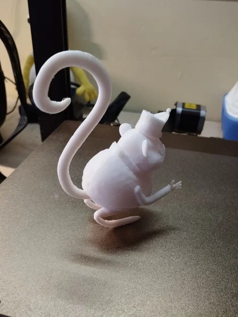 Mô hình chú chuột xiếc trong phim Coraline (Raton Coralaine) in 3D - Image 2