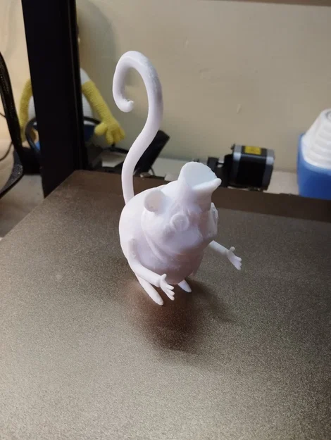 Mô hình chú chuột xiếc trong phim Coraline (Raton Coralaine) in 3D - Image 4