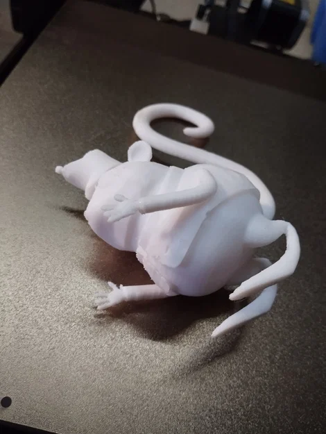 Mô hình chú chuột xiếc trong phim Coraline (Raton Coralaine) in 3D - Image 5