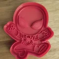 Khuôn cắt và tạo hình bánh quy Spiderman dễ thương in 3D - Thumbnail 1