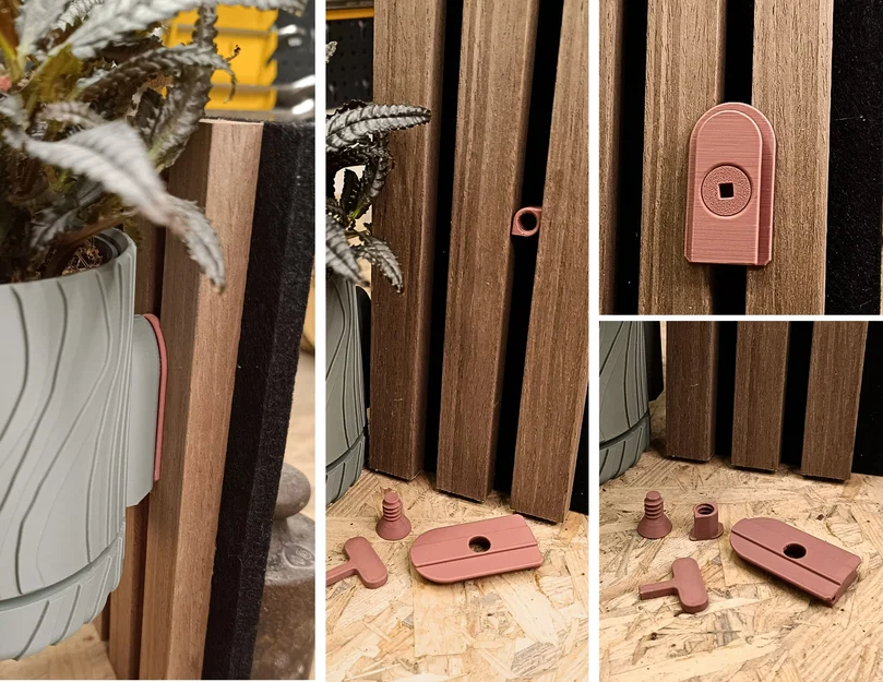Giá treo tấm tiêu âm OBI (Obi Akustik Wandpaneele Halter 10t, 13b) - Image 1