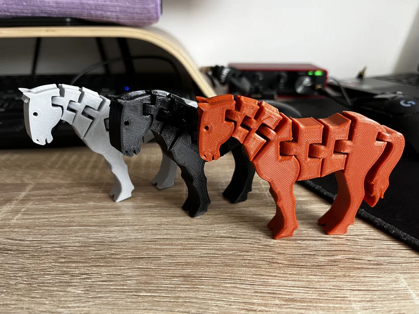 Mô hình ngựa Flexi Horse in 3D linh hoạt và chắc chắn - Image 1
