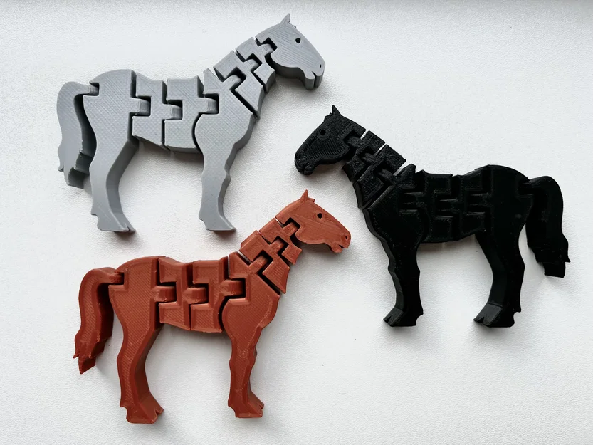 Mô hình ngựa Flexi Horse in 3D linh hoạt và chắc chắn - Image 2