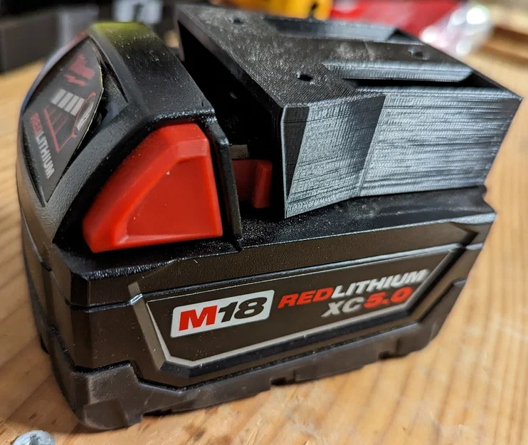 Kẹp gắn pin Milwaukee M18 dạng Clip-In (Battery Mount Clip-In) - Image 5