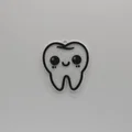 Móc khóa chiếc răng hoạt hình dễ thương (Cute Tooth Keychain) - Thumbnail 1