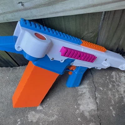 ABF-8 (Auto Buckfoam-8) Nerf Mag-fed Auto-shotgun