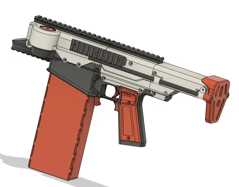 ABF-8 (Auto Buckfoam-8) Nerf Mag-fed Auto-shotgun - Image 5