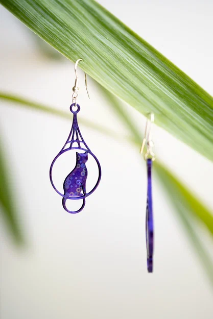 Bông tai hình mèo (Earrings cat) - Image 1