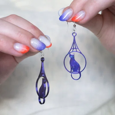 Bông tai hình mèo (Earrings cat)