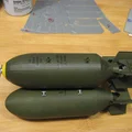 Bom 500lb tỉ lệ 1/8 cho FlightLine 1600mm Corsair - Thumbnail 1