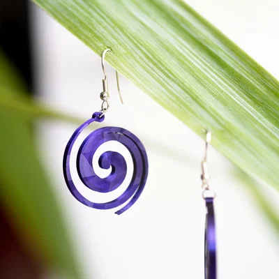 Bông tai hình xoắn ốc in 3D thời trang và hiện đại