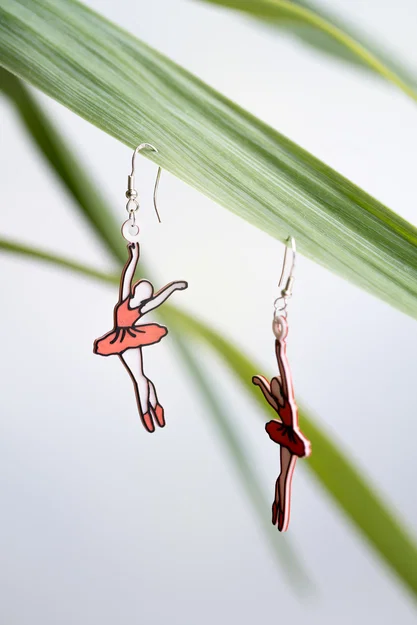 Bông tai vũ công ballet (Earrings ballet dancer) - Image 1