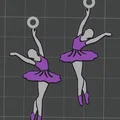 Bông tai vũ công ballet (Earrings ballet dancer) - Thumbnail 3