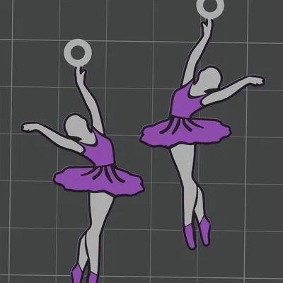 Bông tai vũ công ballet (Earrings ballet dancer)