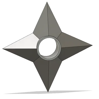 Shuriken 4 cánh (4-armed shuriken)