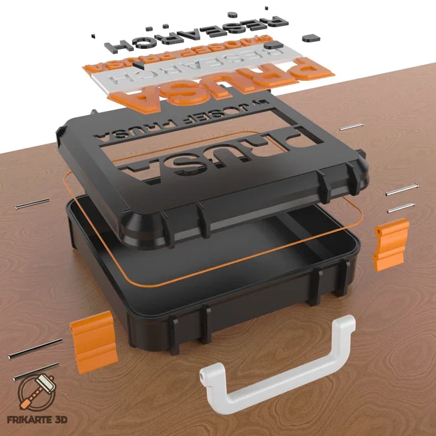 Prusa Box Multipart – Hộp đồ nghề Prusa in 3D (bản tách rời) - Image 1