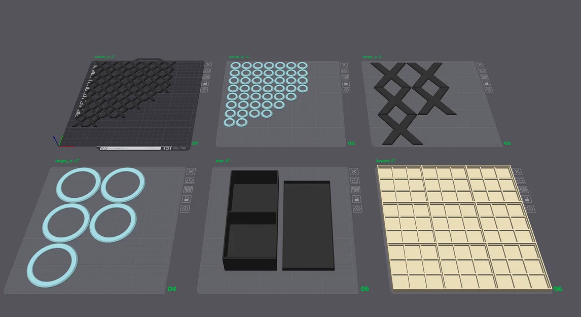 Bàn cờ & quân Ultimate Tic-Tac-Toe - Image 2
