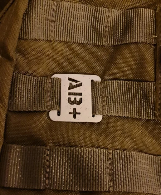 Tag nhóm máu cho Mollesystem (MOLLE Blood type Tag) - Image 1
