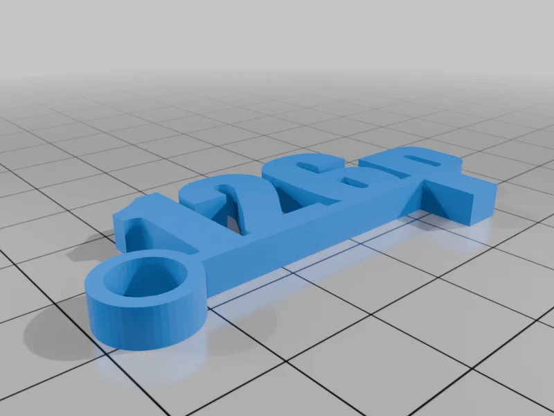 Móc khóa in 3D hình chữ 126p cho người yêu xe cổ - Image 2