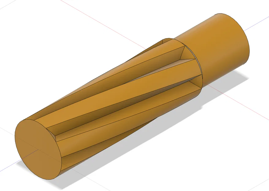 Rãnh xoắn tùy chỉnh in siêu nhanh cho blaster bắn đạn xốp (Nerf SCAR) - Image 1