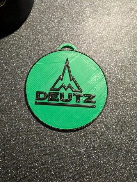 Móc khóa logo cũ Deutz (Deutz Old Logo Keychain) - Image 1