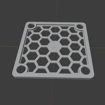 Nắp bảo vệ quạt 40mm kiểu tổ ong (Fan cover) cực đẹp cho máy in 3D