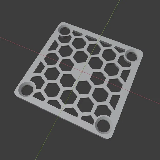 Nắp bảo vệ quạt 40mm kiểu tổ ong (Fan cover) cực đẹp cho máy in 3D - Image 6